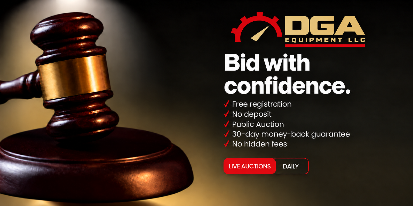 Register and start bidding
